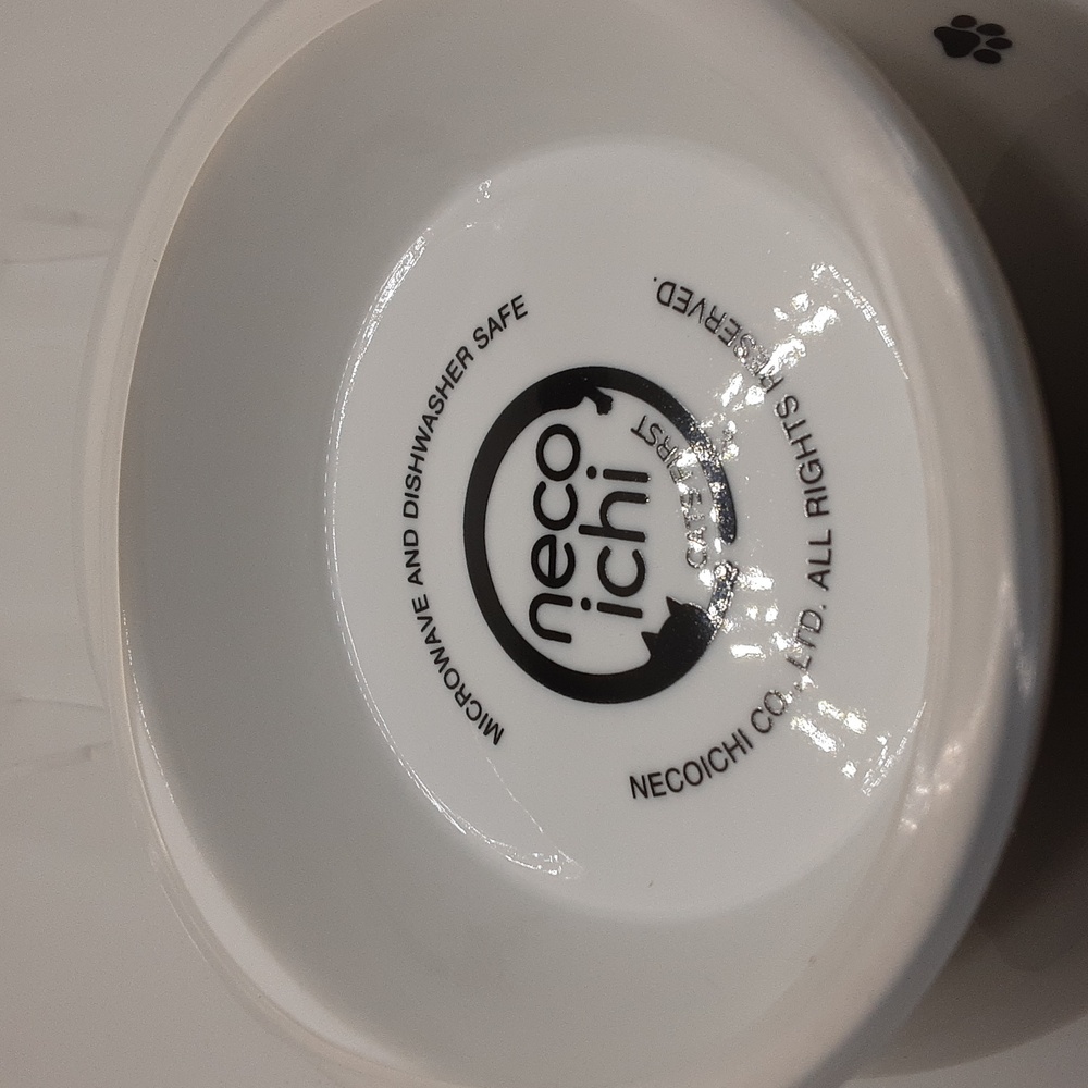 Neco Ichi Raised Cat Water Bowl - NWT & Food Bowl - EUC - Picture 4 of 13